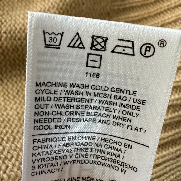 Athleta sweater dress cashmere merino wool knit turtleneck cozy Large - Picture 11 of 11